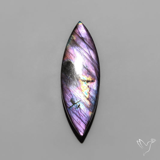 Purple Spectrolite Cabochon