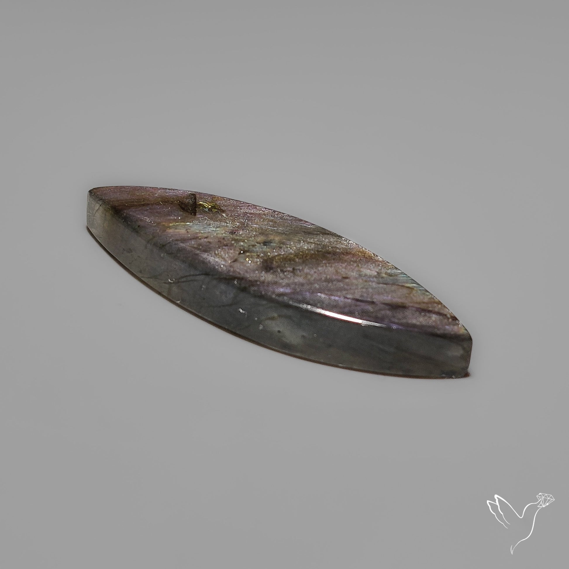 Purple Spectrolite Cabochon