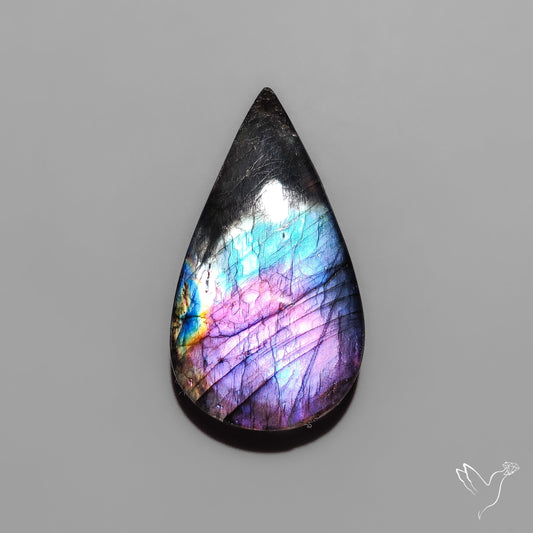 Purple Spectrolite Cabochon