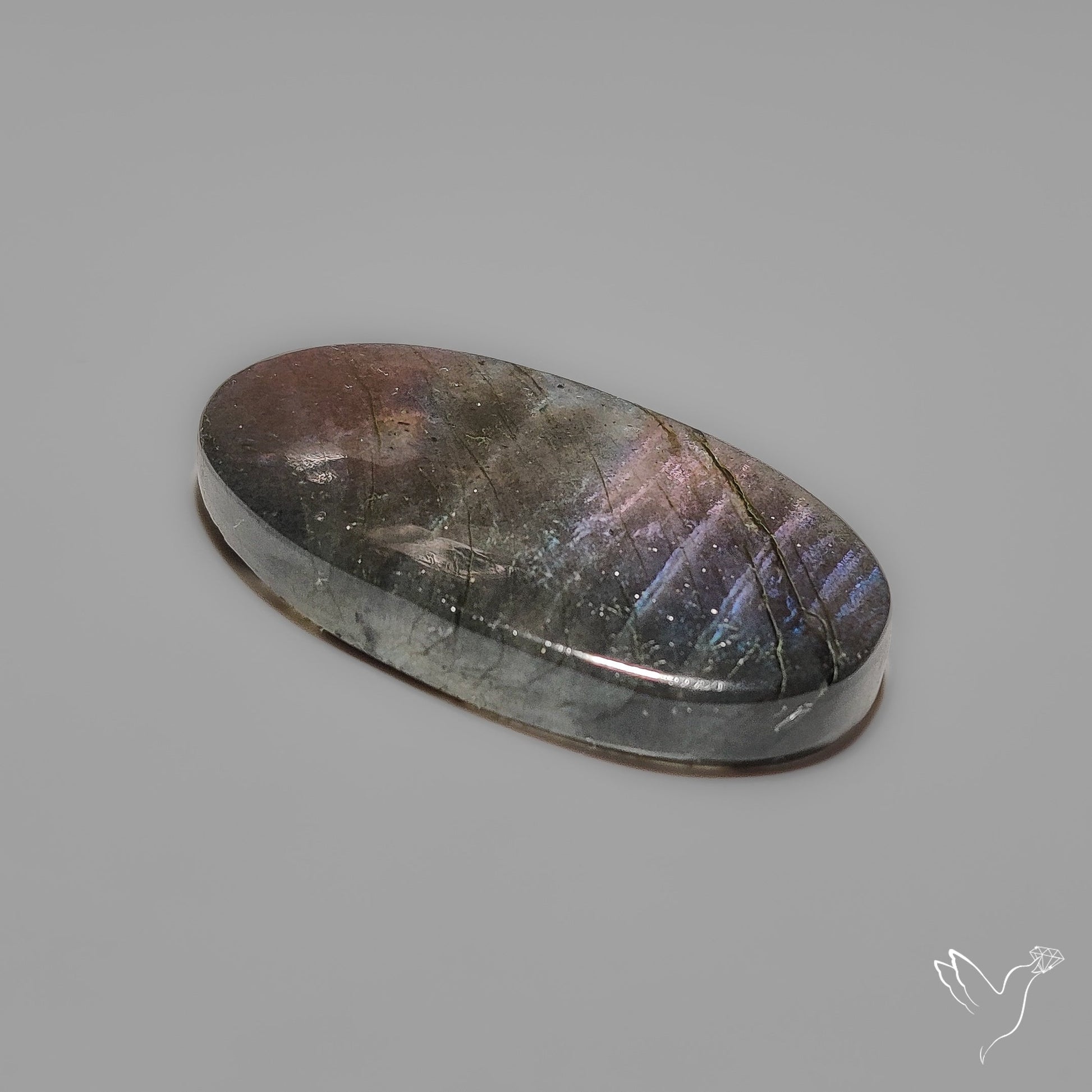 Purple Spectrolite Cabochon