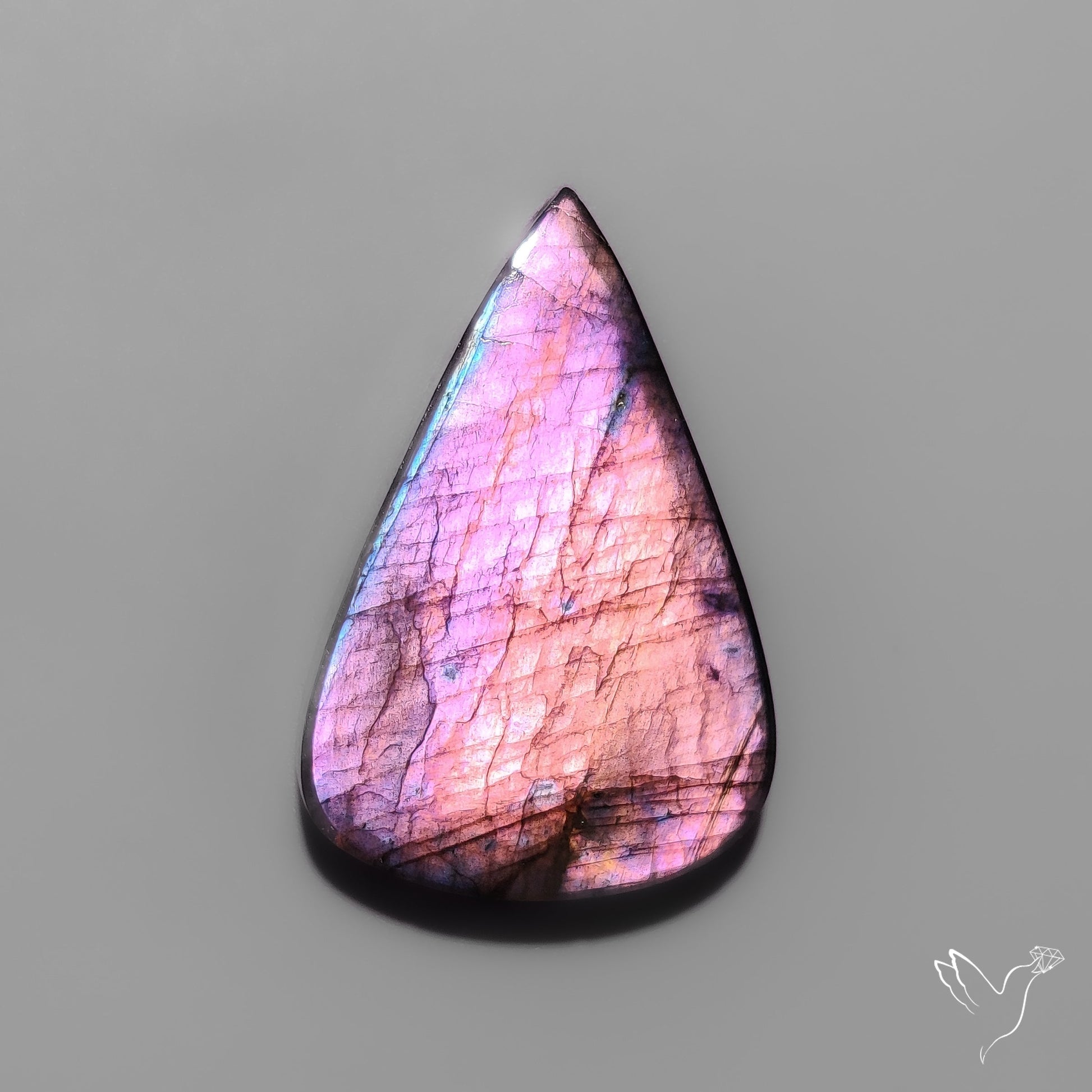Purple Spectrolite Cabochon