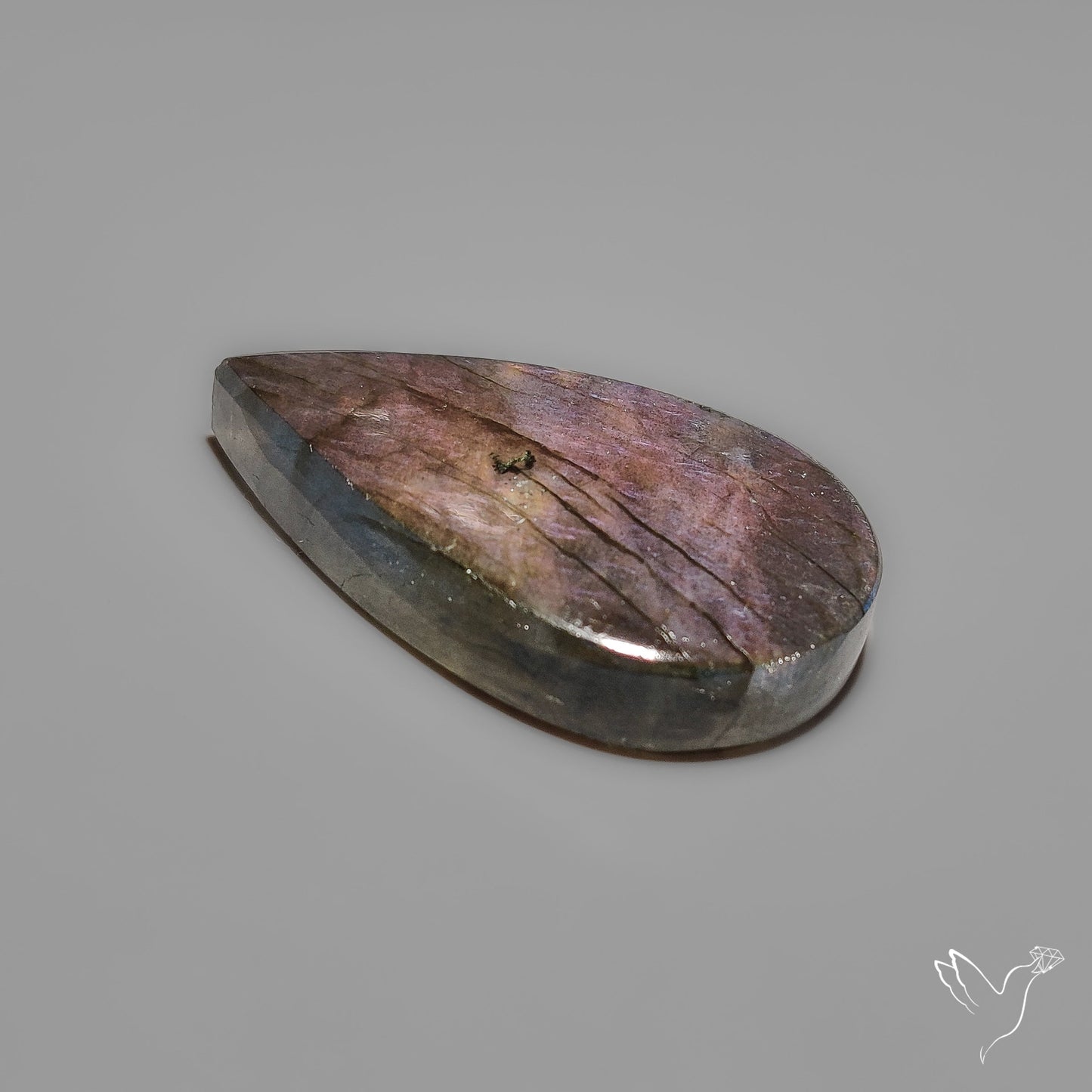 Purple Spectrolite Cabochon