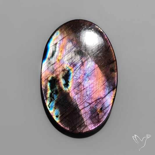 Purple Spectrolite Cabochon
