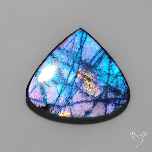 Purple Spectrolite Cabochon