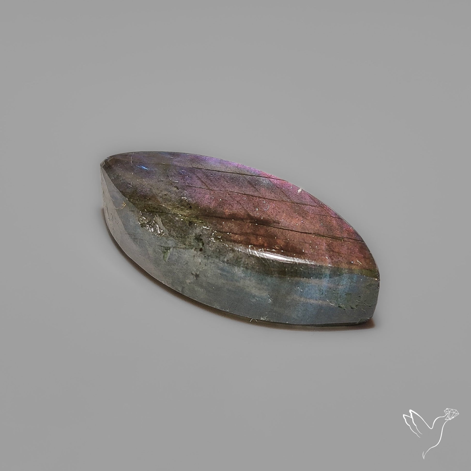 Purple Spectrolite Cabochon