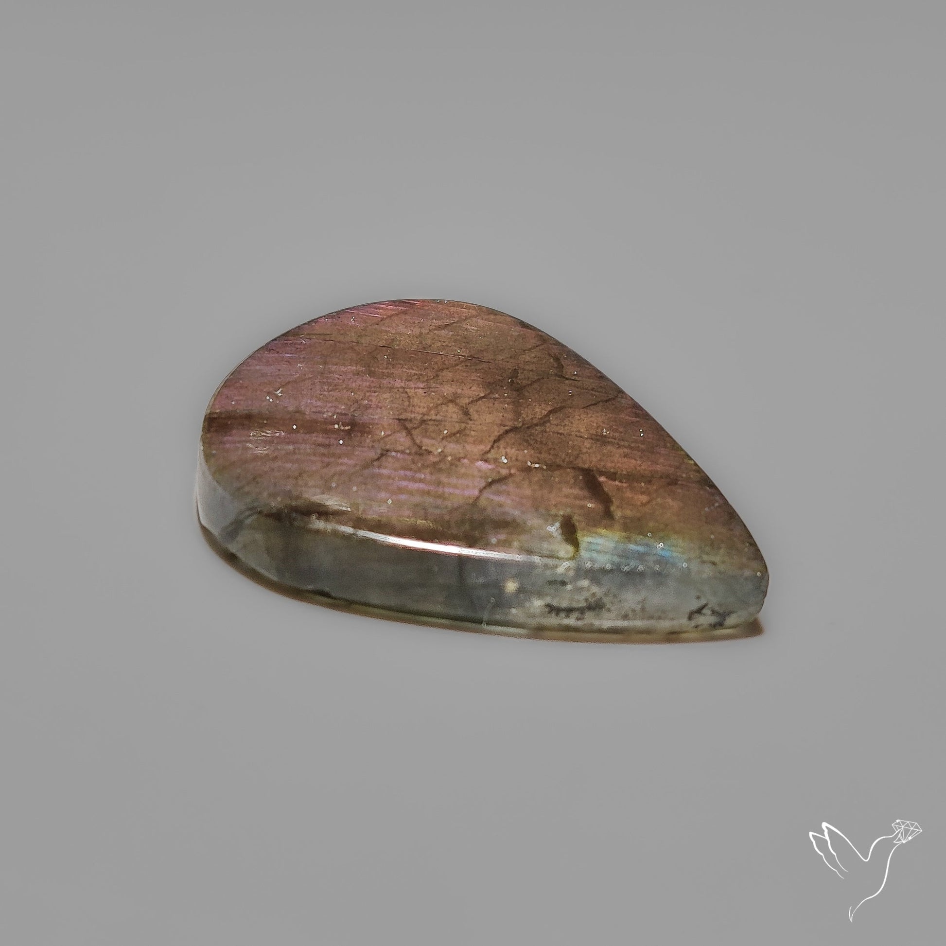 Purple Spectrolite Cabochon
