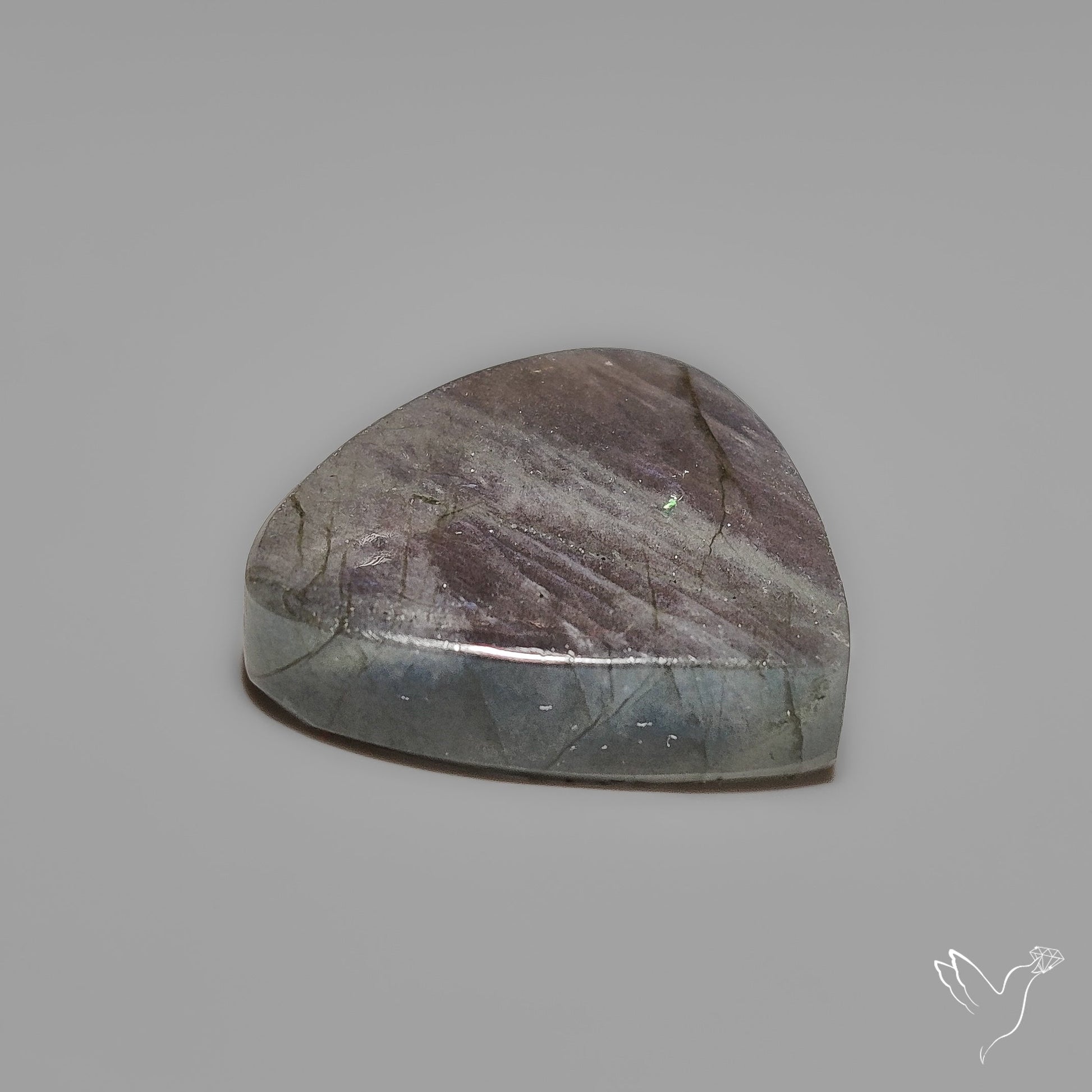 Purple Spectrolite Cabochon
