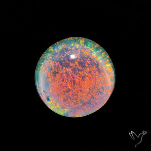 Monarch Opal Doublet Sterling Opal Cabochon