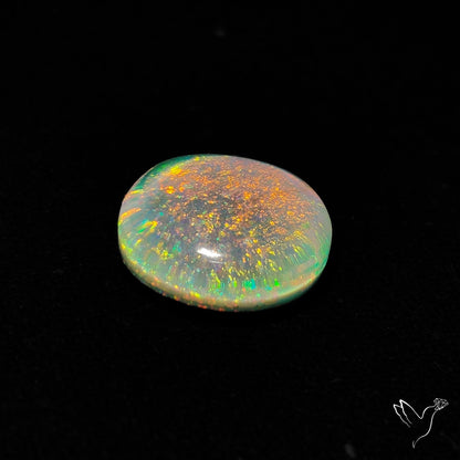 Monarch Opal Doublet Sterling Opal Cabochon
