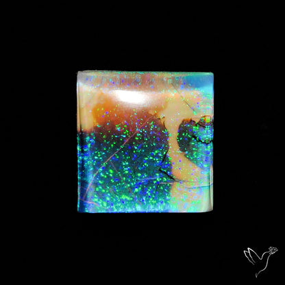 Monarch Opal Doublet Sterling Opal Cabochon