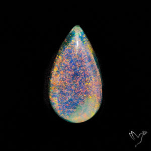 Monarch Opal Doublet Sterling Opal Cabochon