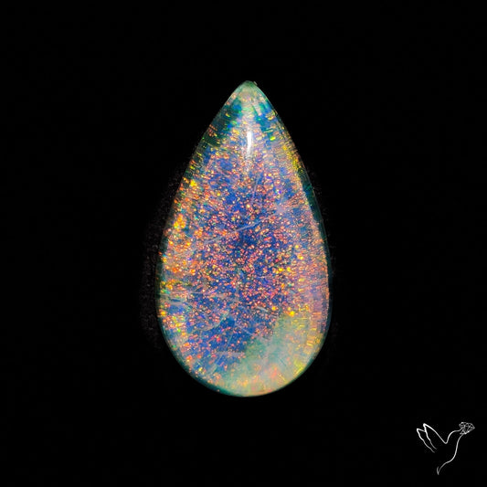 Monarch Opal Doublet Sterling Opal Cabochon