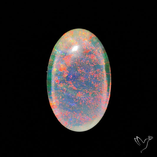 Monarch Opal Doublet Sterling Opal Cabochon