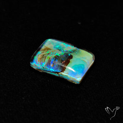 Monarch Opal Doublet Sterling Opal Cabochon