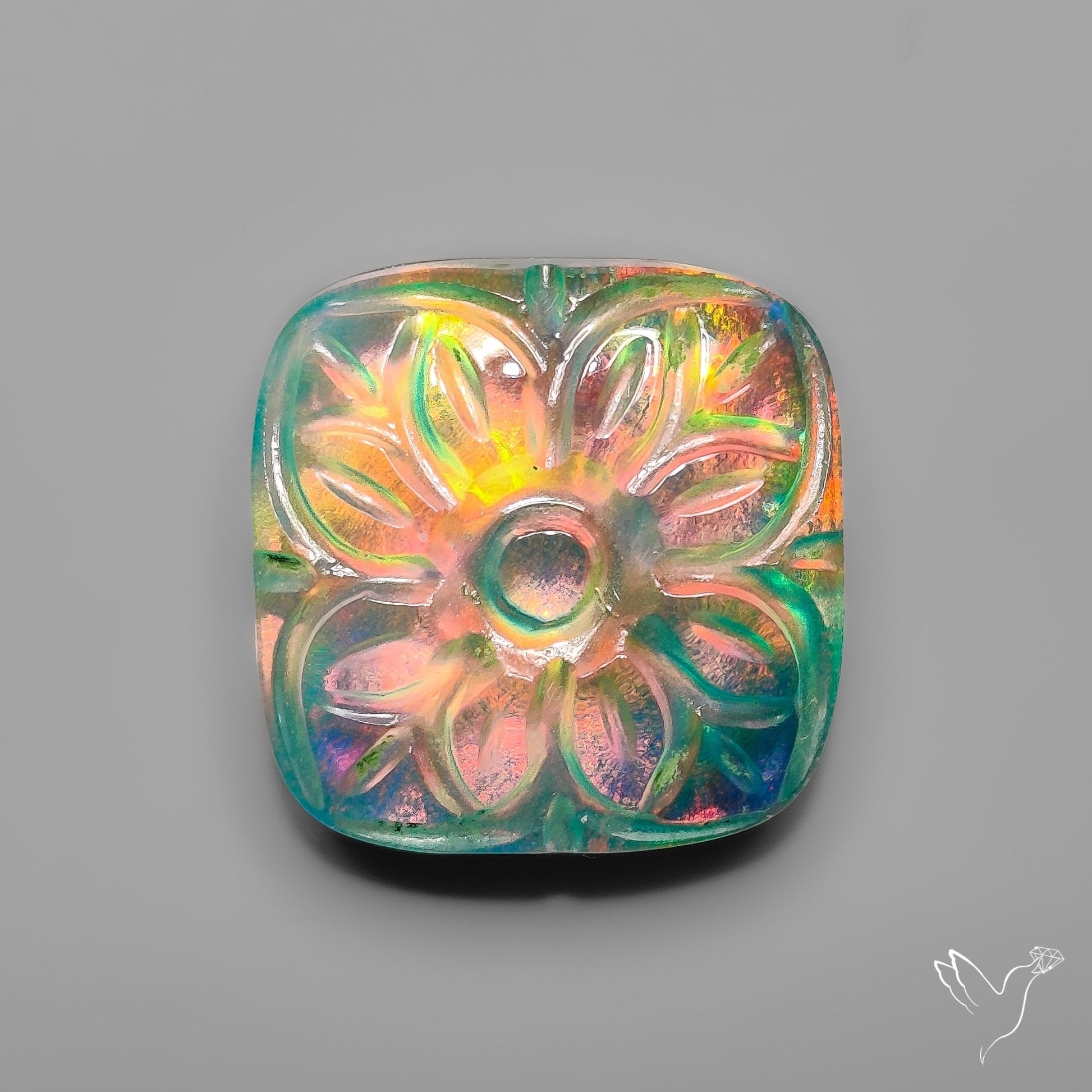 Aurora Opal Mughal Carving Doublet