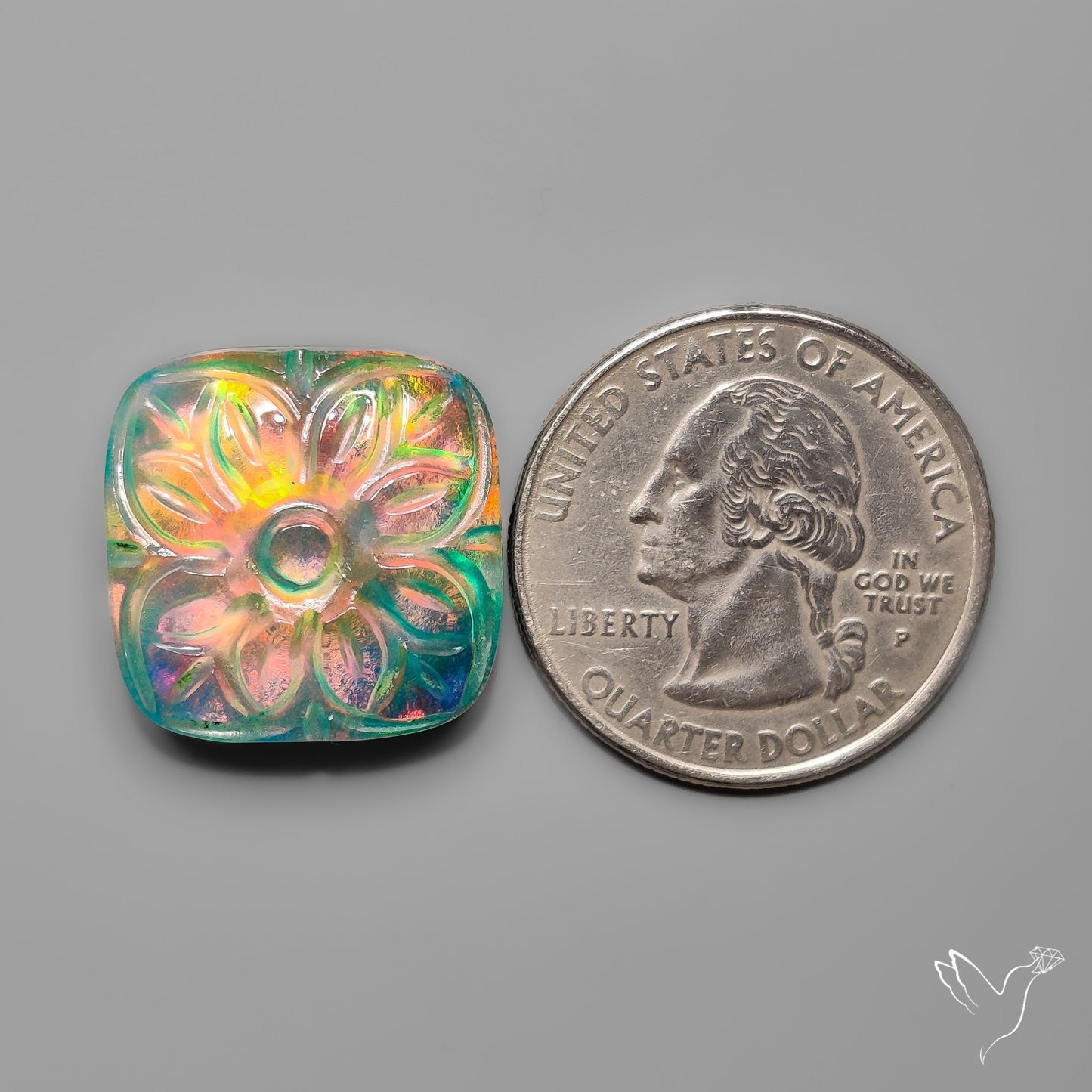 Aurora Opal Mughal Carving Doublet