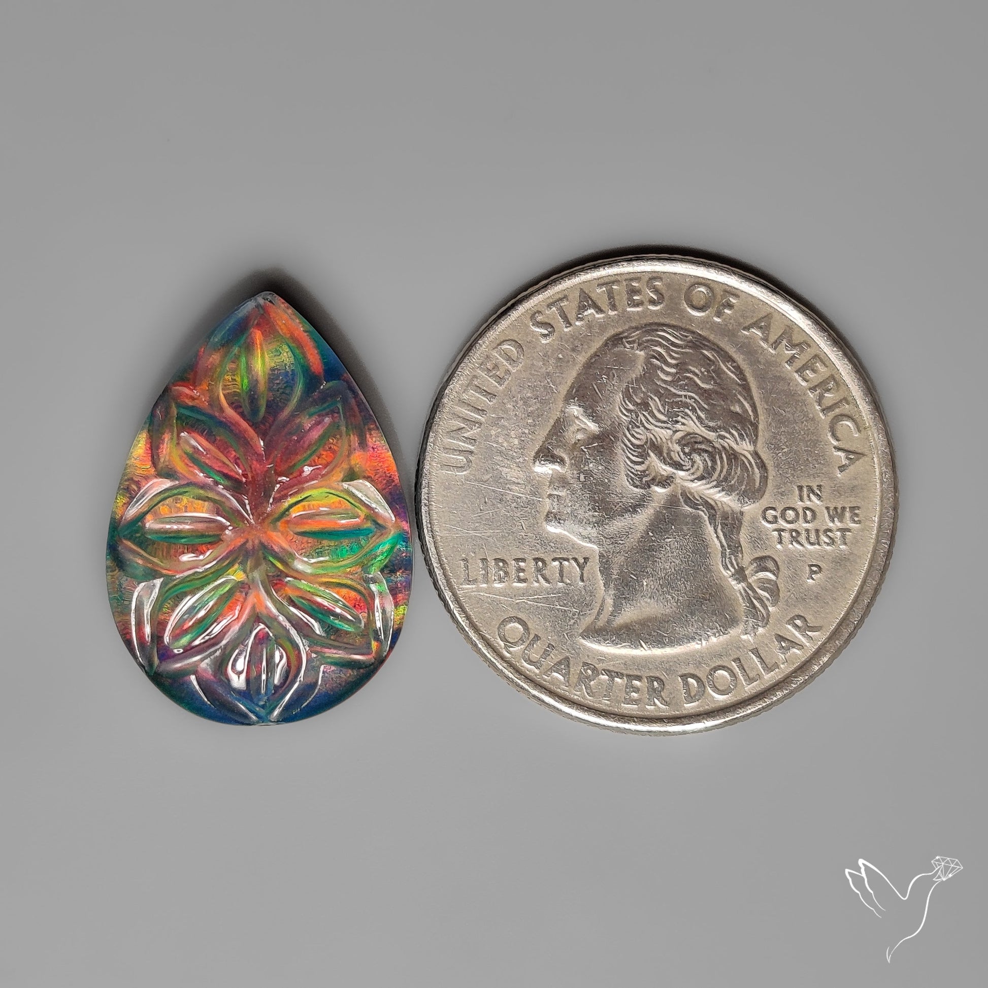 Aurora Opal Mughal Carving Doublet