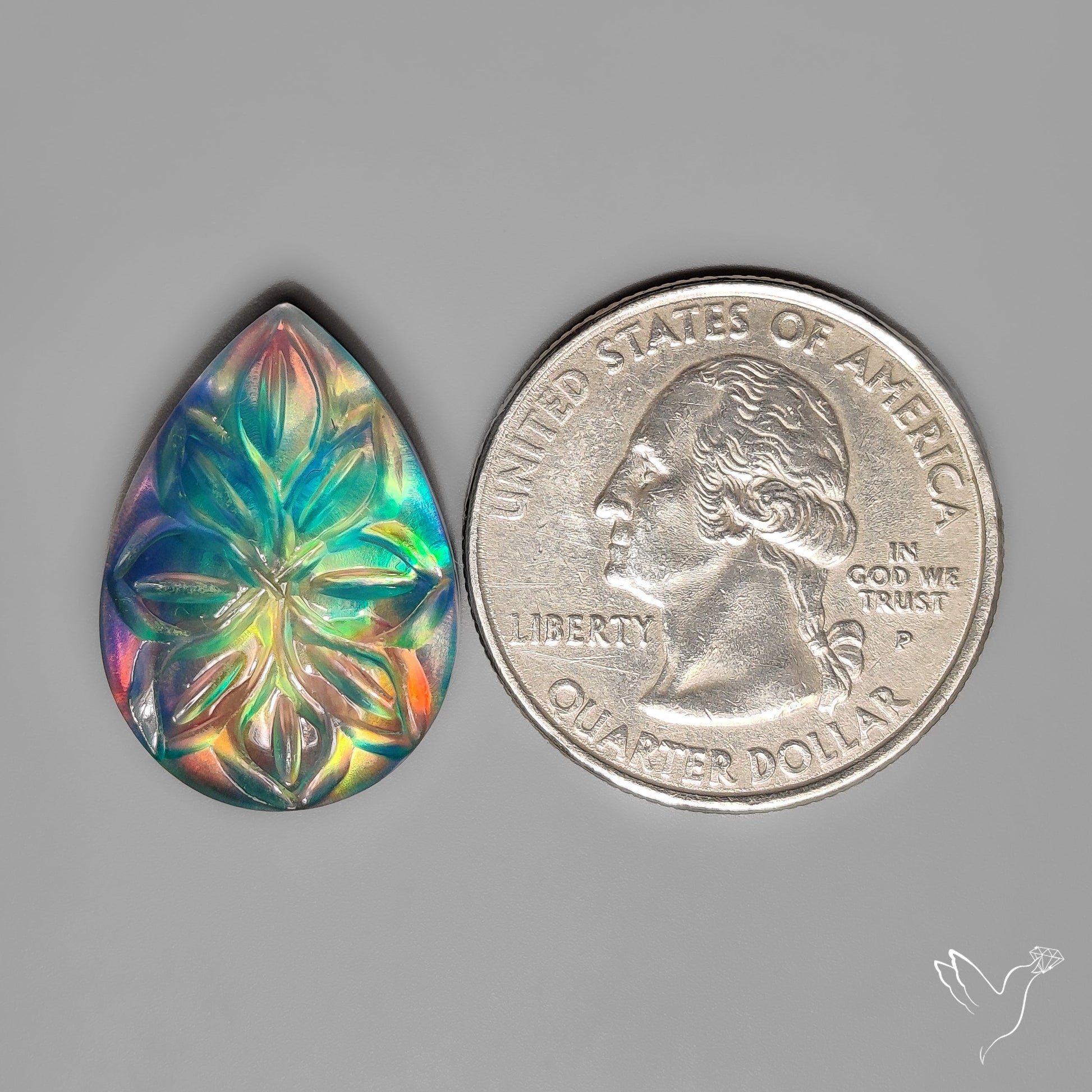 Aurora Opal Mughal Carving Doublet