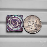 Dichroic Glass Artistic Spiral Carving