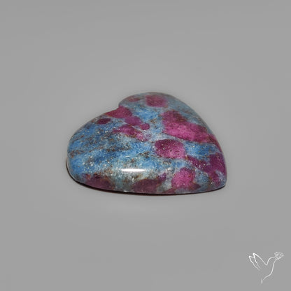 Ruby In Kyanite Heart Carving
