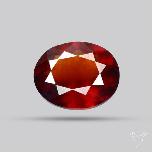 Ceylon Hessonite Garnet Faceted