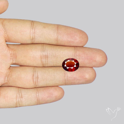 Ceylon Hessonite Garnet Faceted