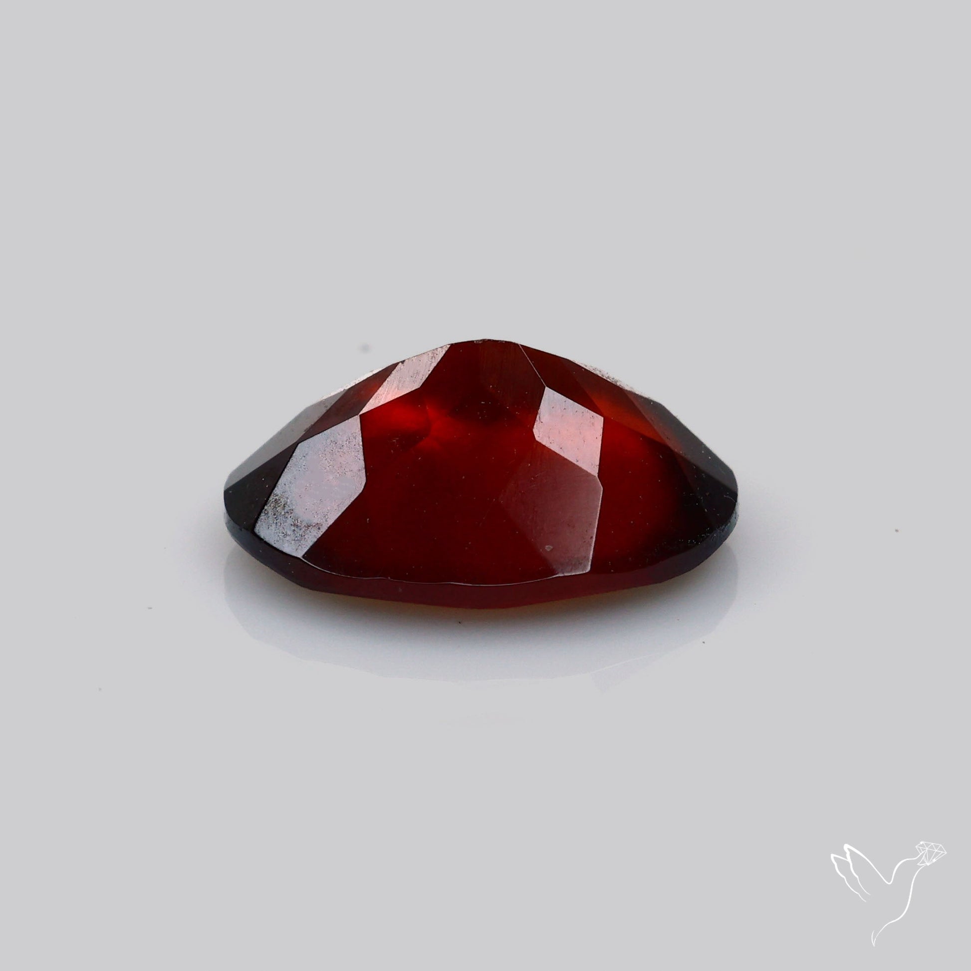 Ceylon Hessonite Garnet Faceted