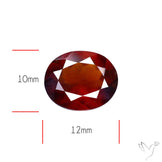 Ceylon Hessonite Garnet Faceted