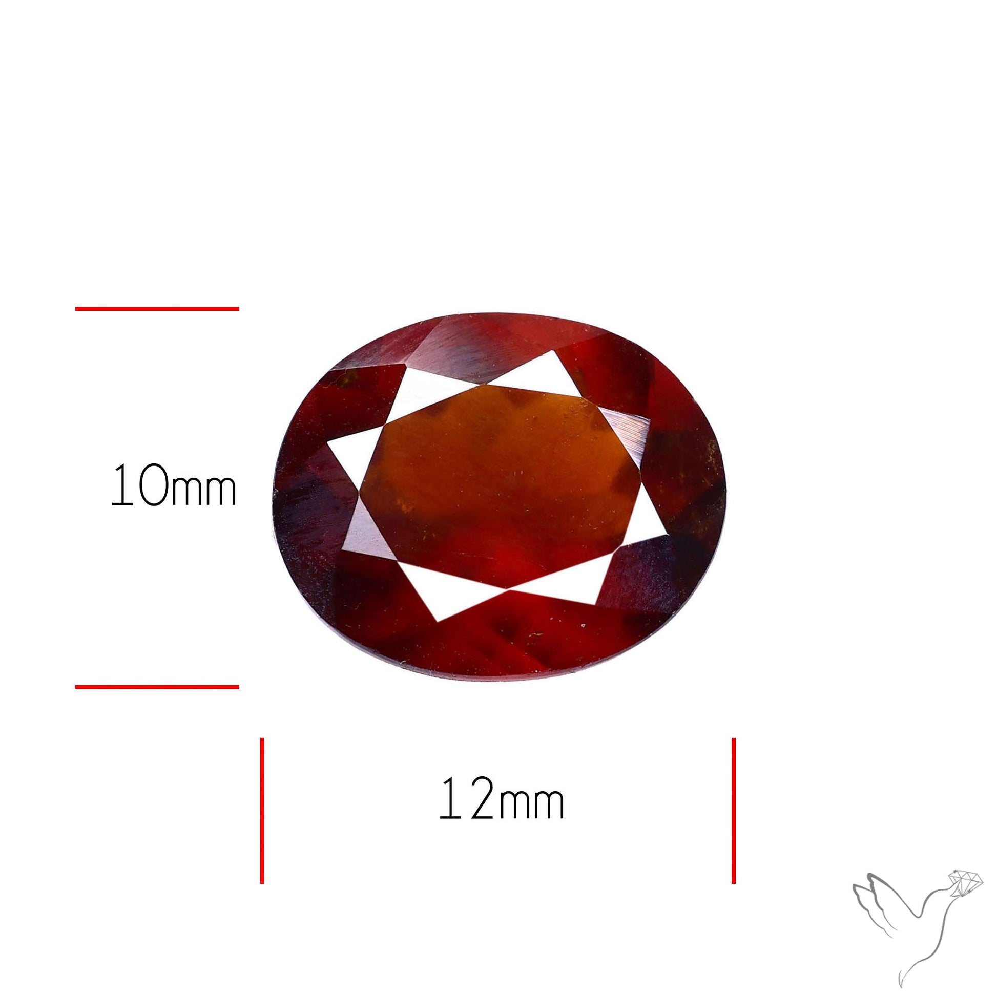 Ceylon Hessonite Garnet Faceted