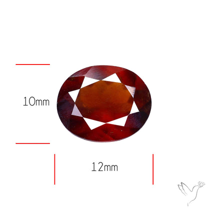 Ceylon Hessonite Garnet Faceted