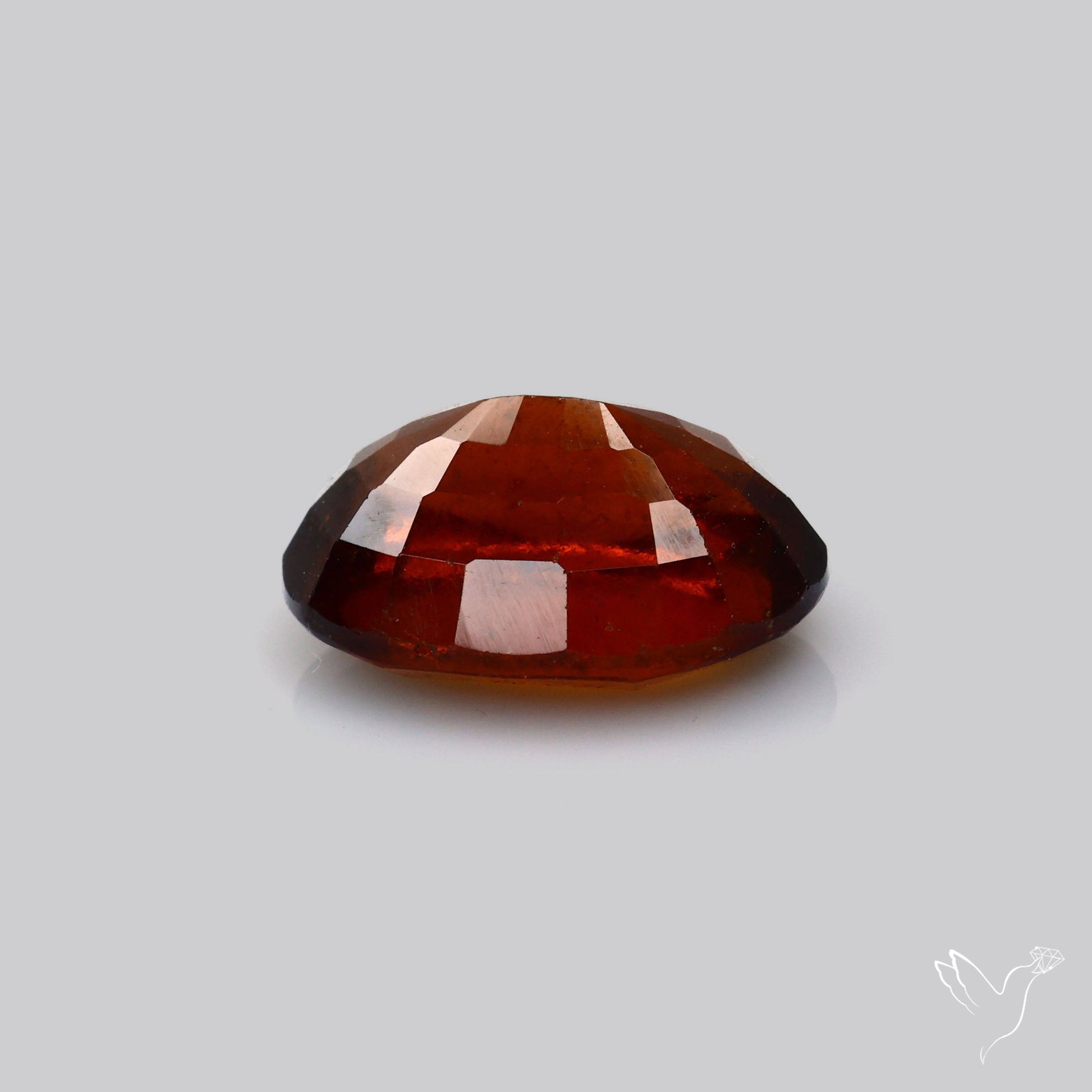Ceylon Hessonite Garnet Faceted