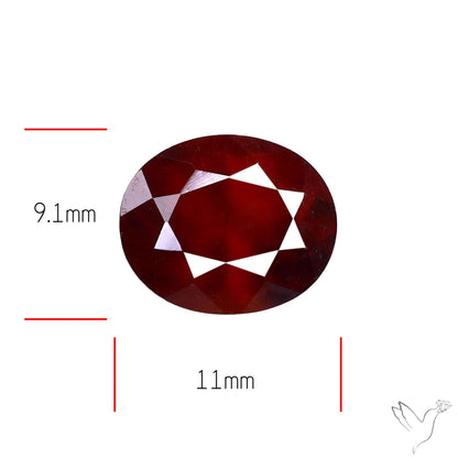 Ceylon Hessonite Garnet Faceted