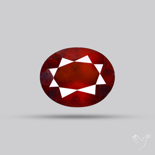 Ceylon Hessonite Garnet Faceted