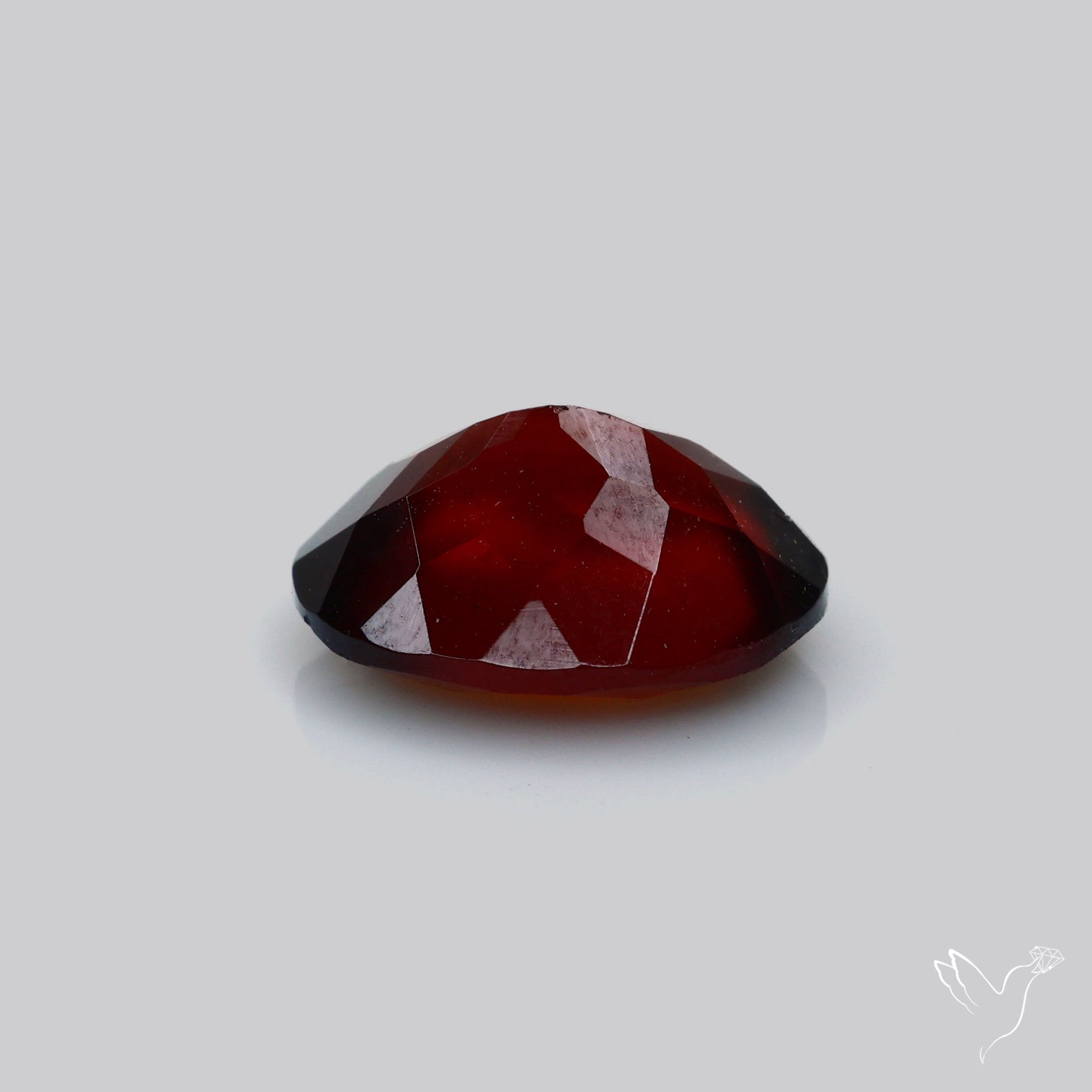 Ceylon Hessonite Garnet Faceted
