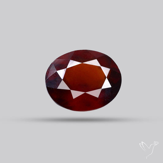 Ceylon Hessonite Garnet Faceted