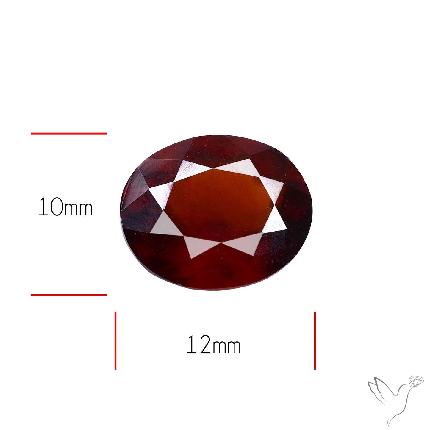 Ceylon Hessonite Garnet Faceted