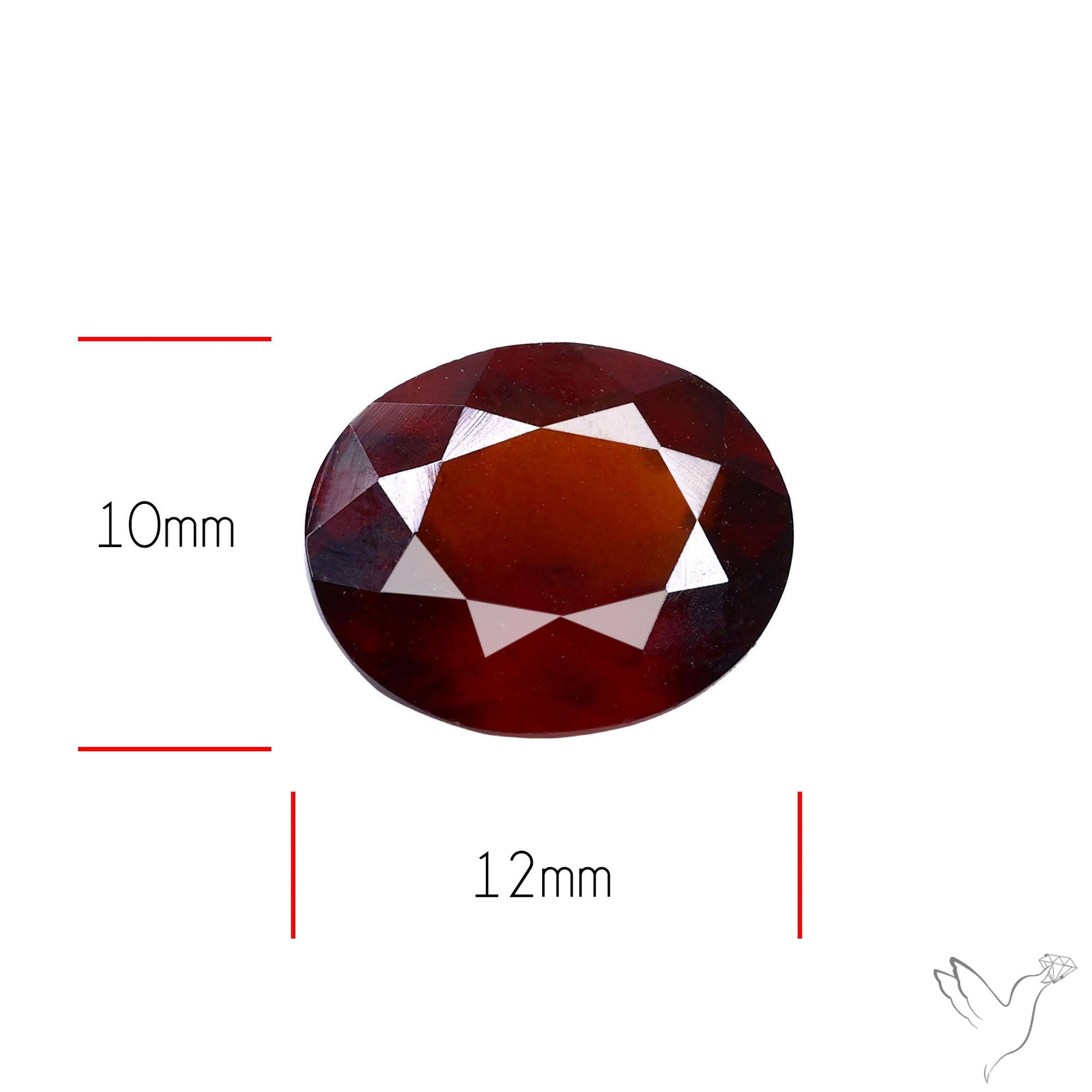 Ceylon Hessonite Garnet Faceted