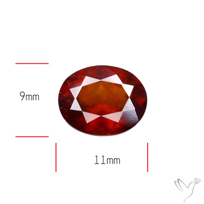 Ceylon Hessonite Garnet Faceted