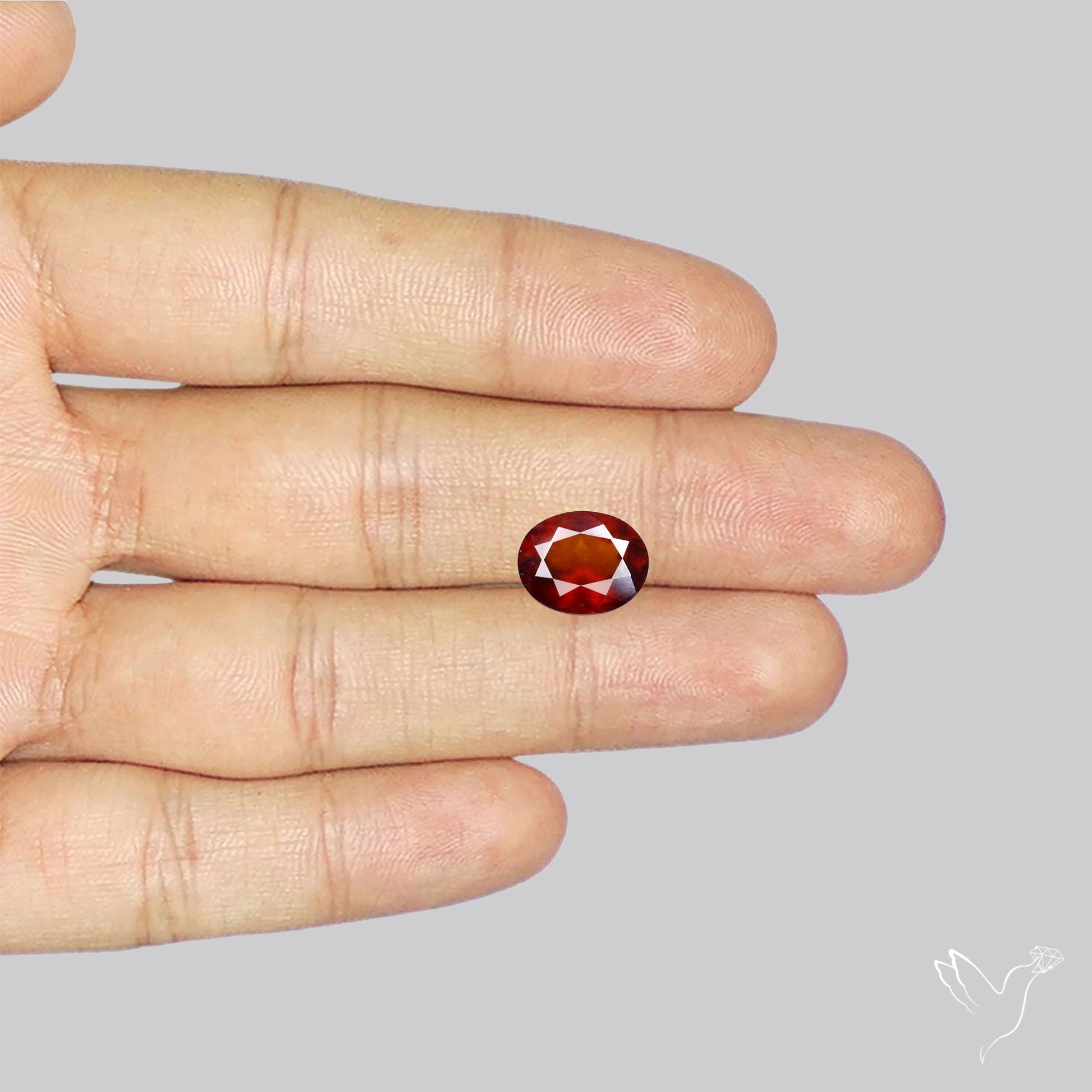Ceylon Hessonite Garnet Faceted