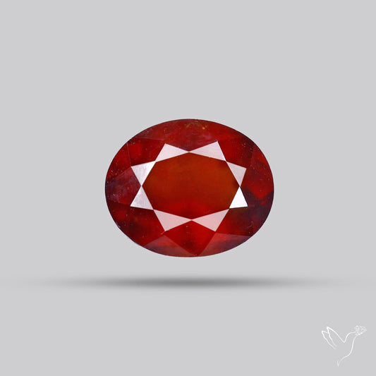 Ceylon Hessonite Garnet Faceted