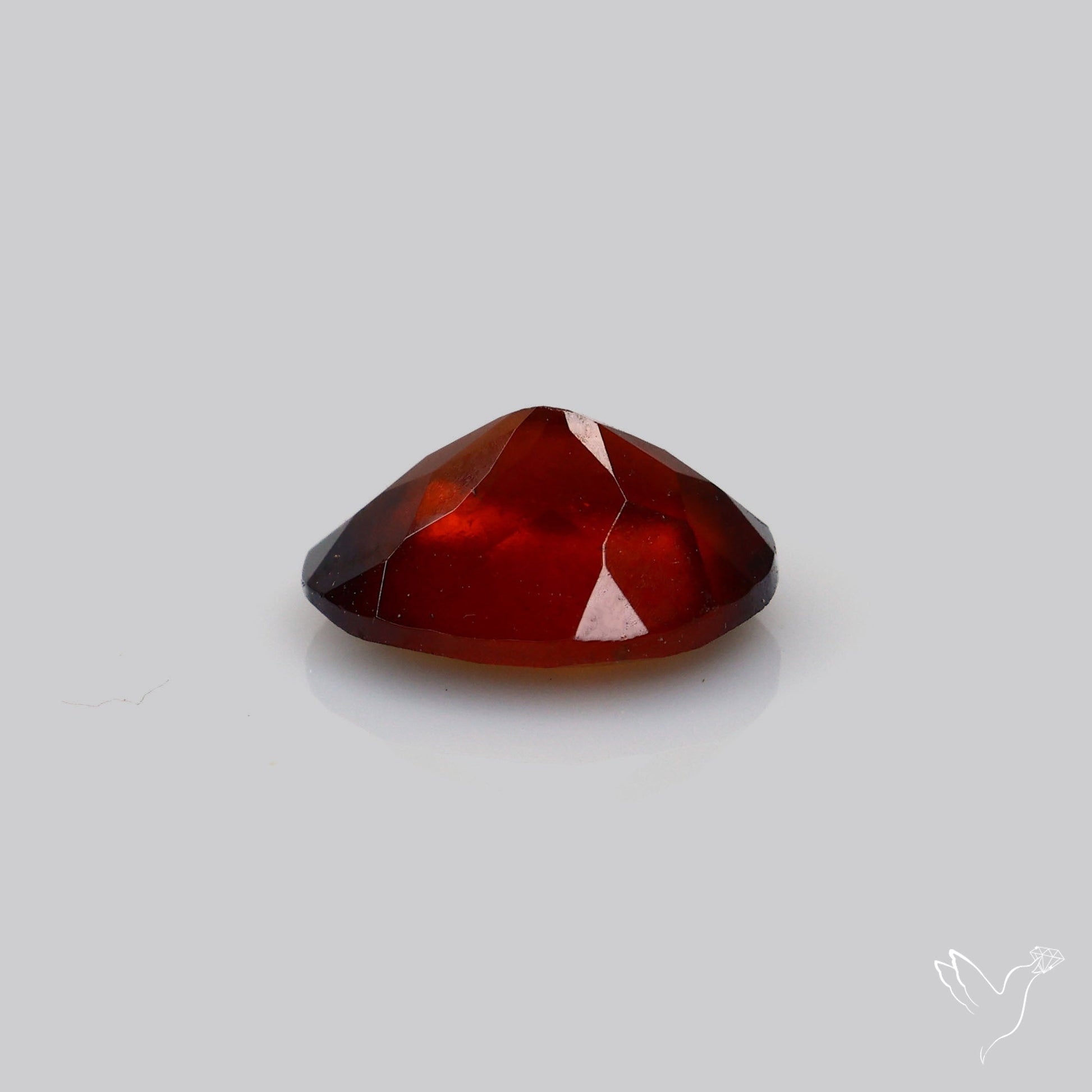 Ceylon Hessonite Garnet Faceted