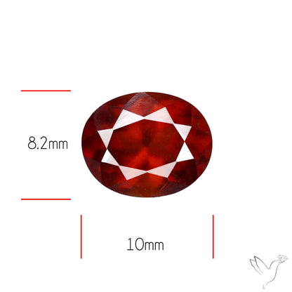 Ceylon Hessonite Garnet Faceted