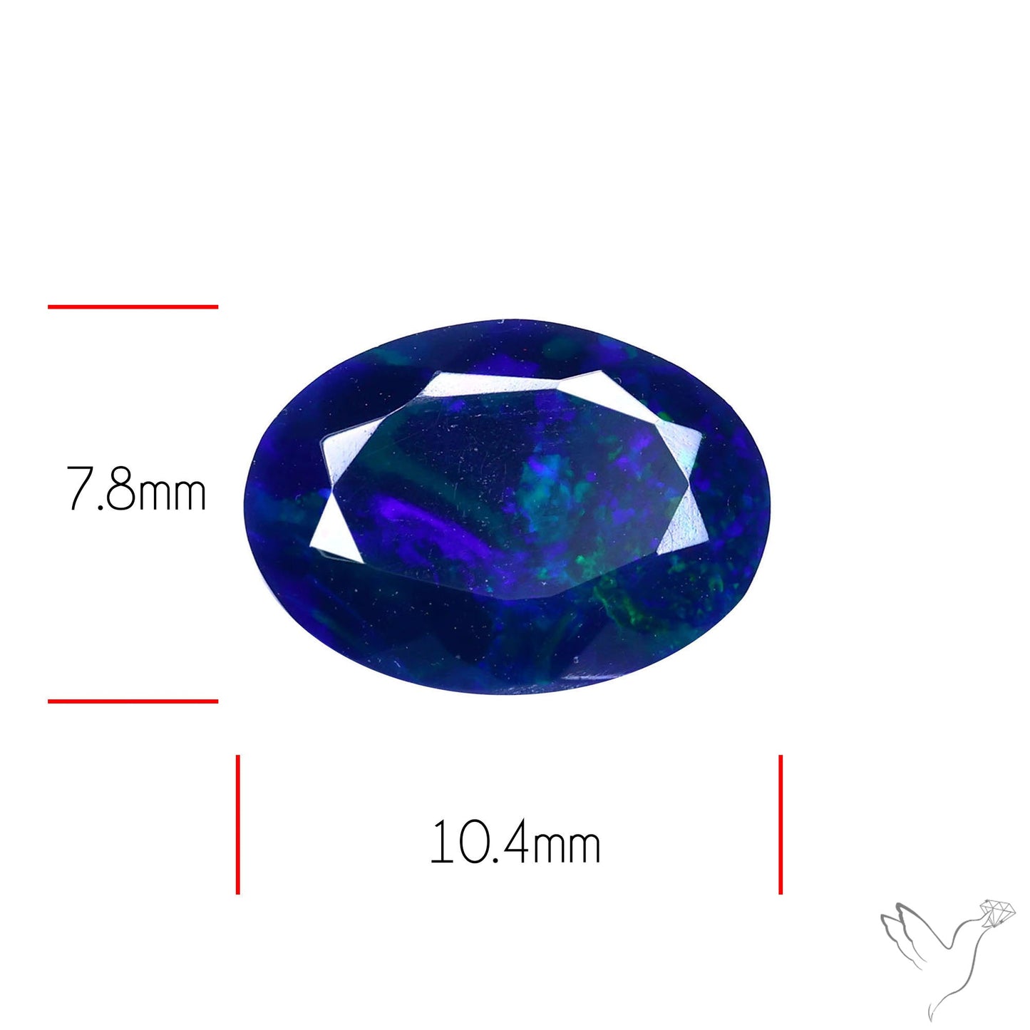 Ethiopian Black Opal Faceted