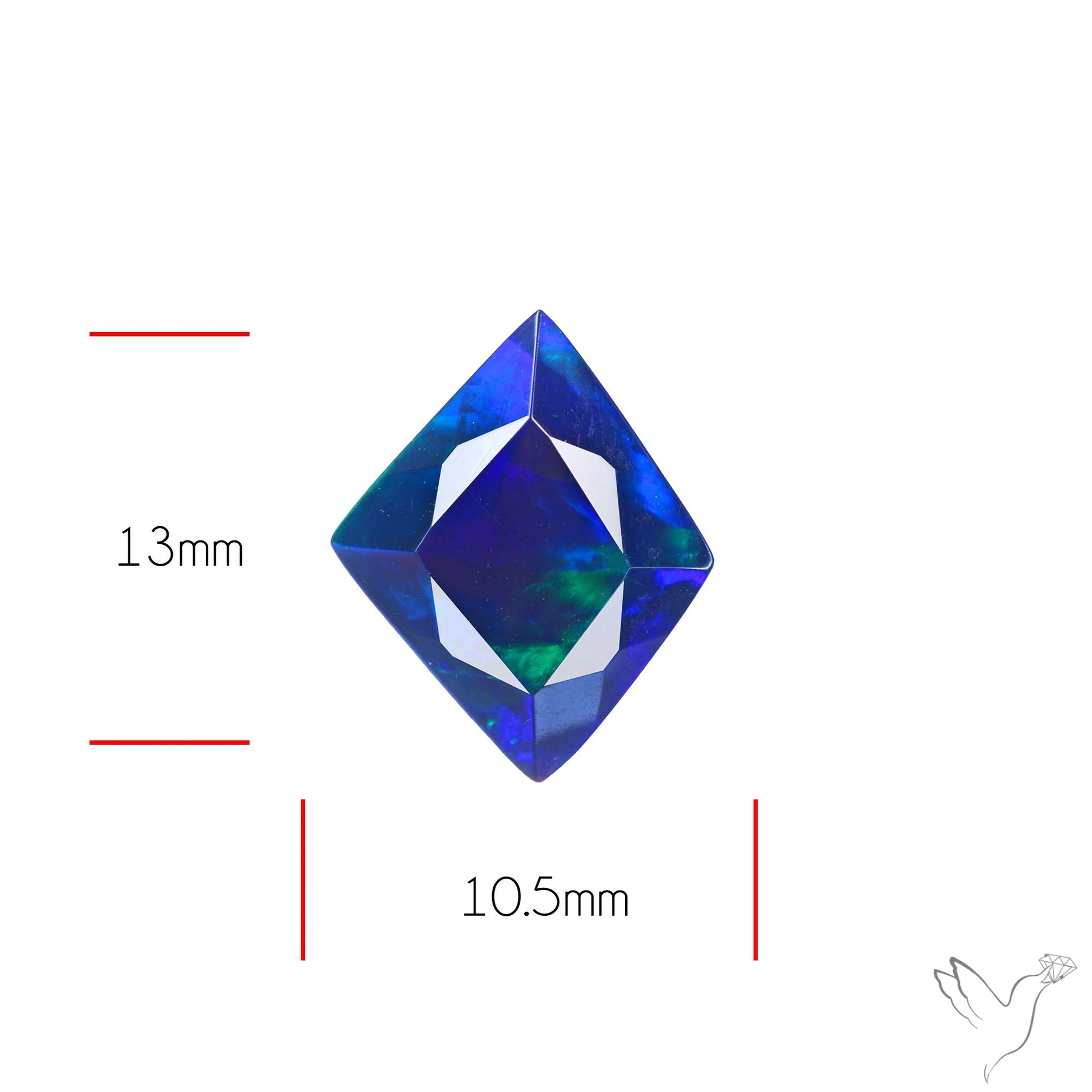 Ethiopian Black Opal Faceted