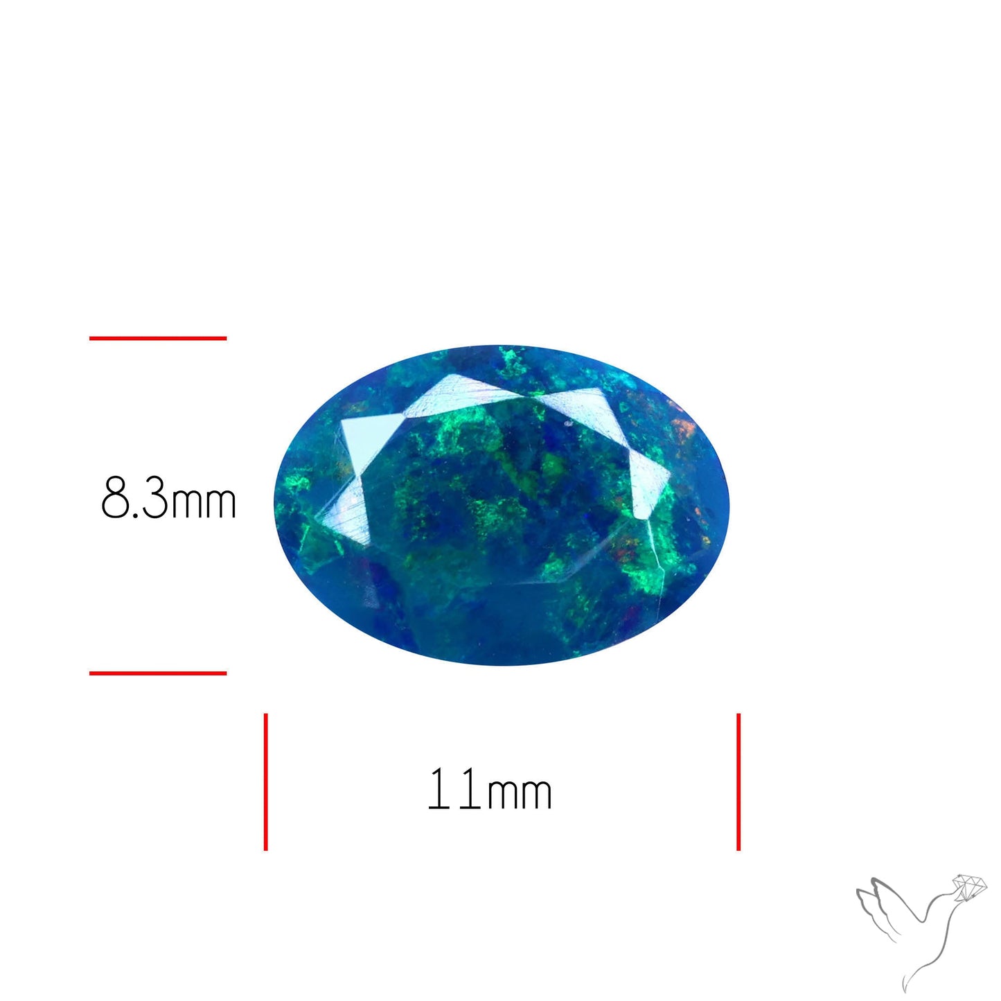 Ethiopian Black Opal Faceted