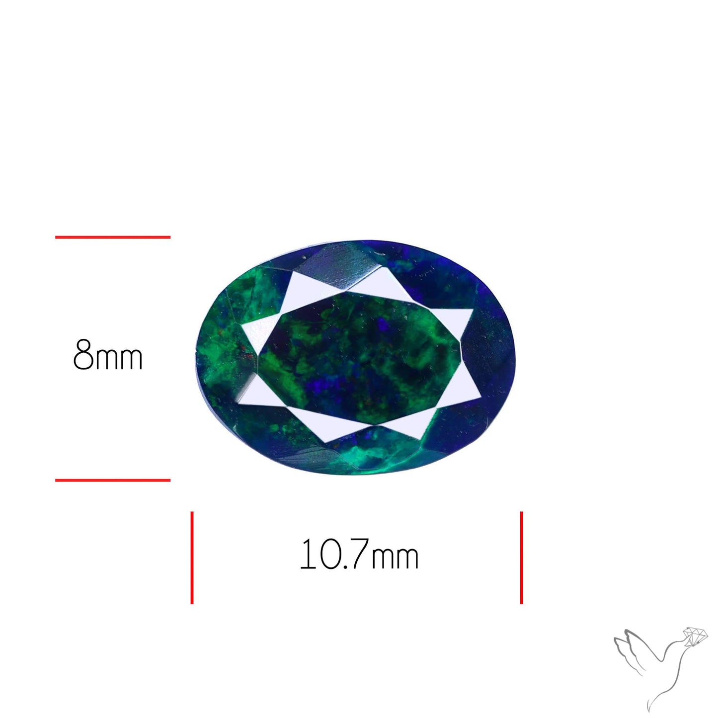 Ethiopian Black Opal Faceted