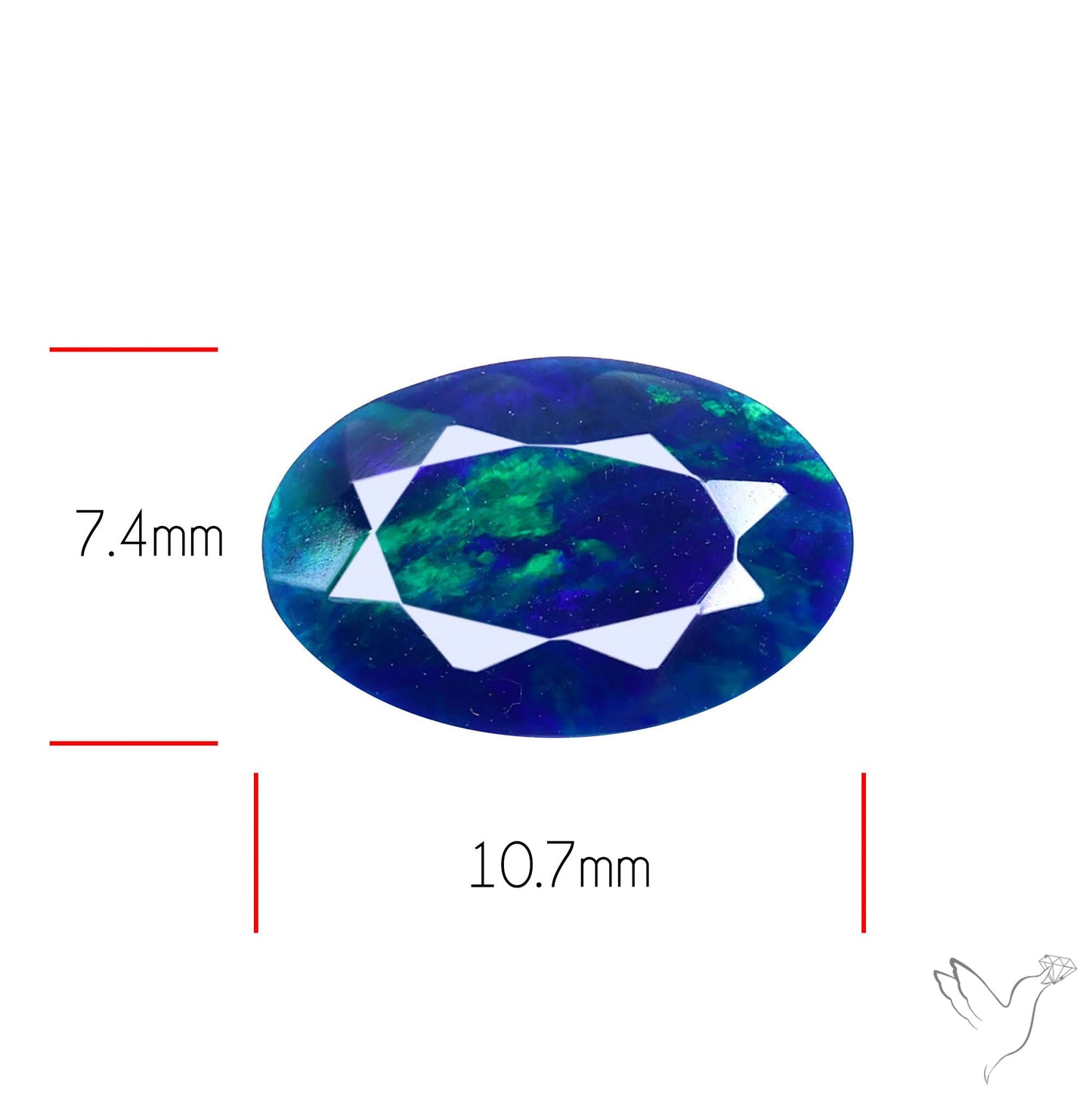 Ethiopian Black Opal Faceted