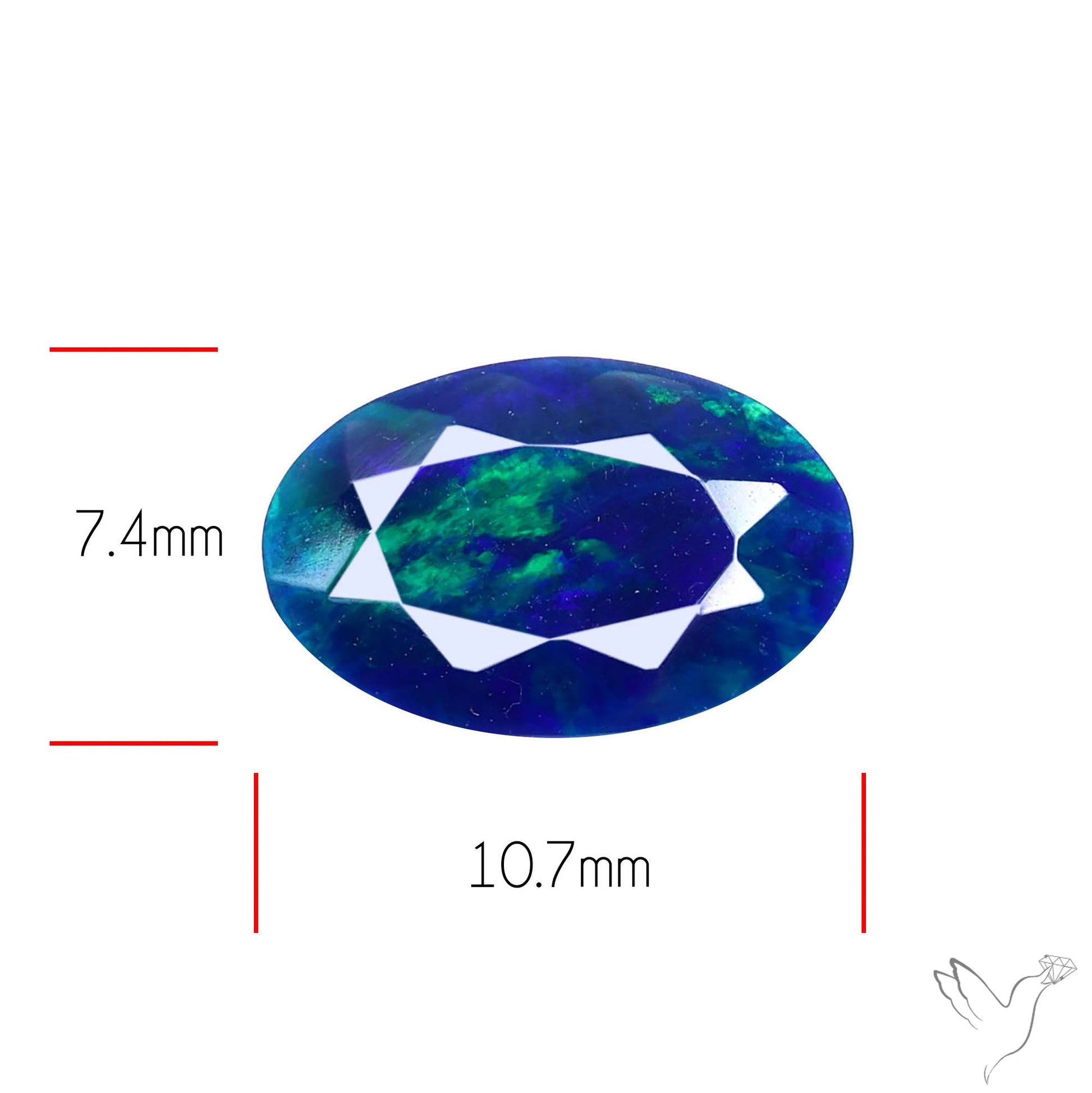 Ethiopian Black Opal Faceted
