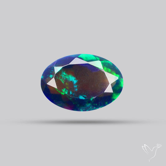 Ethiopian Black Opal Faceted