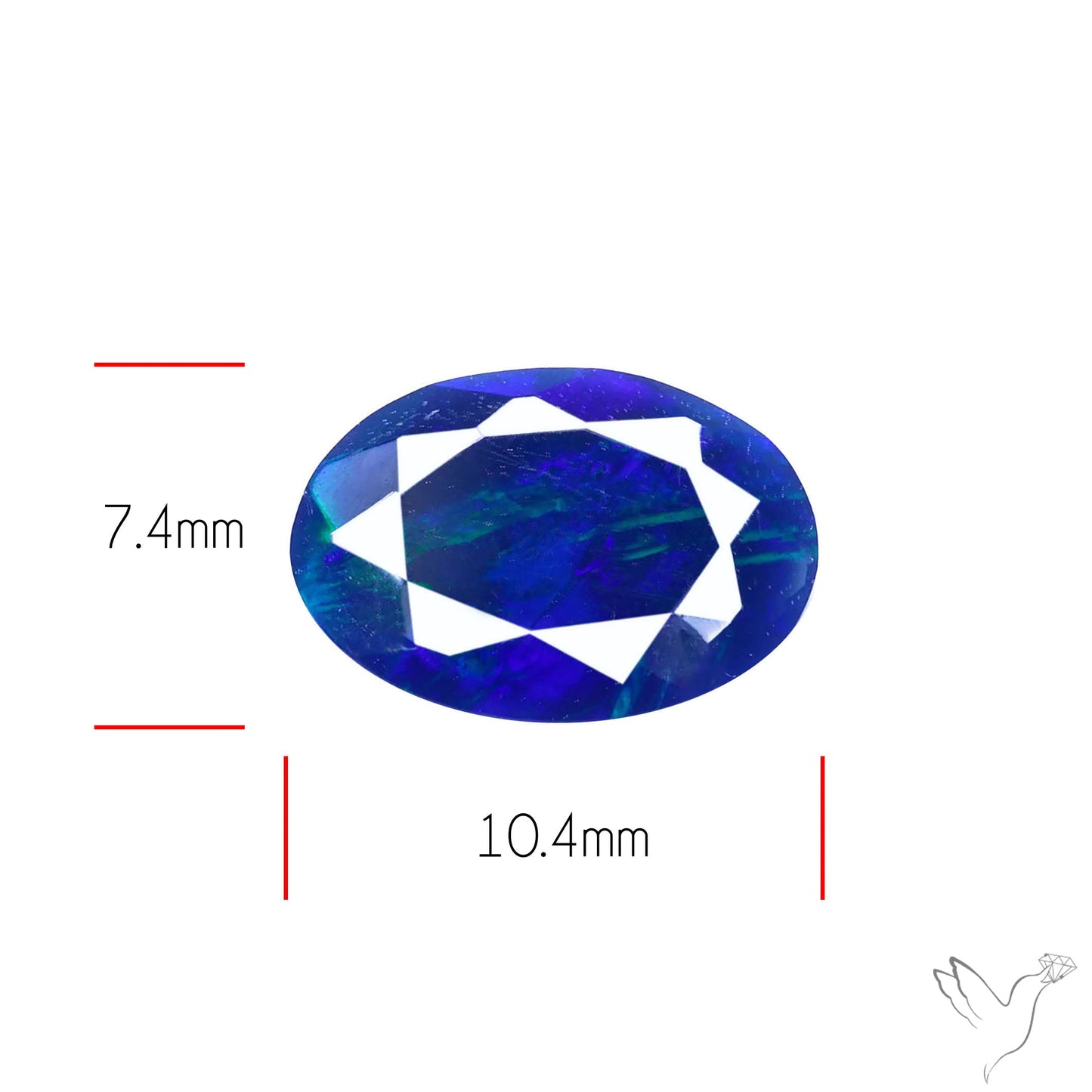 Ethiopian Black Opal Faceted